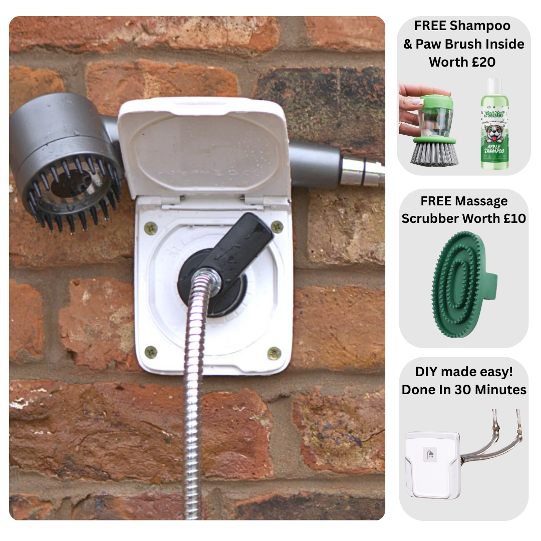 The PetJet Outdoor Home Wall Hot Shower™