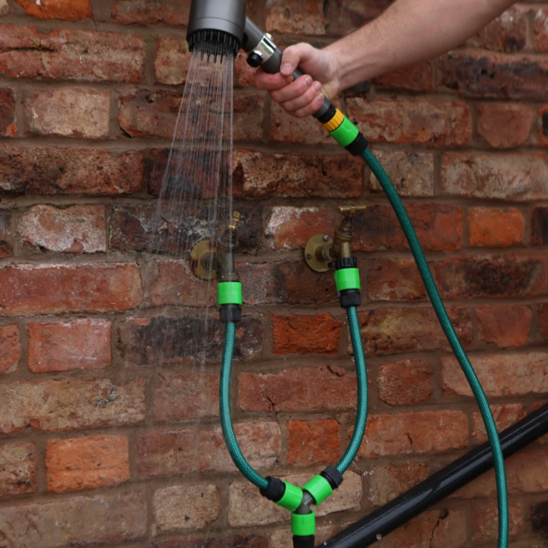 Outdoor 3 Way Hot Cold Tap Shower