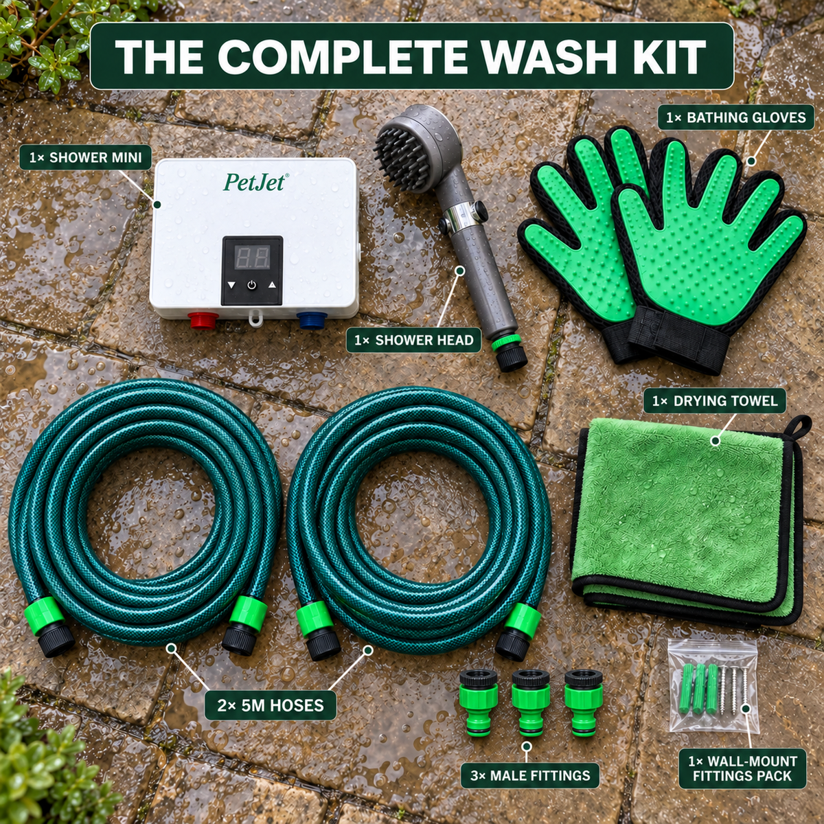 PetJet Mini Plug In Warm Dog Shower®