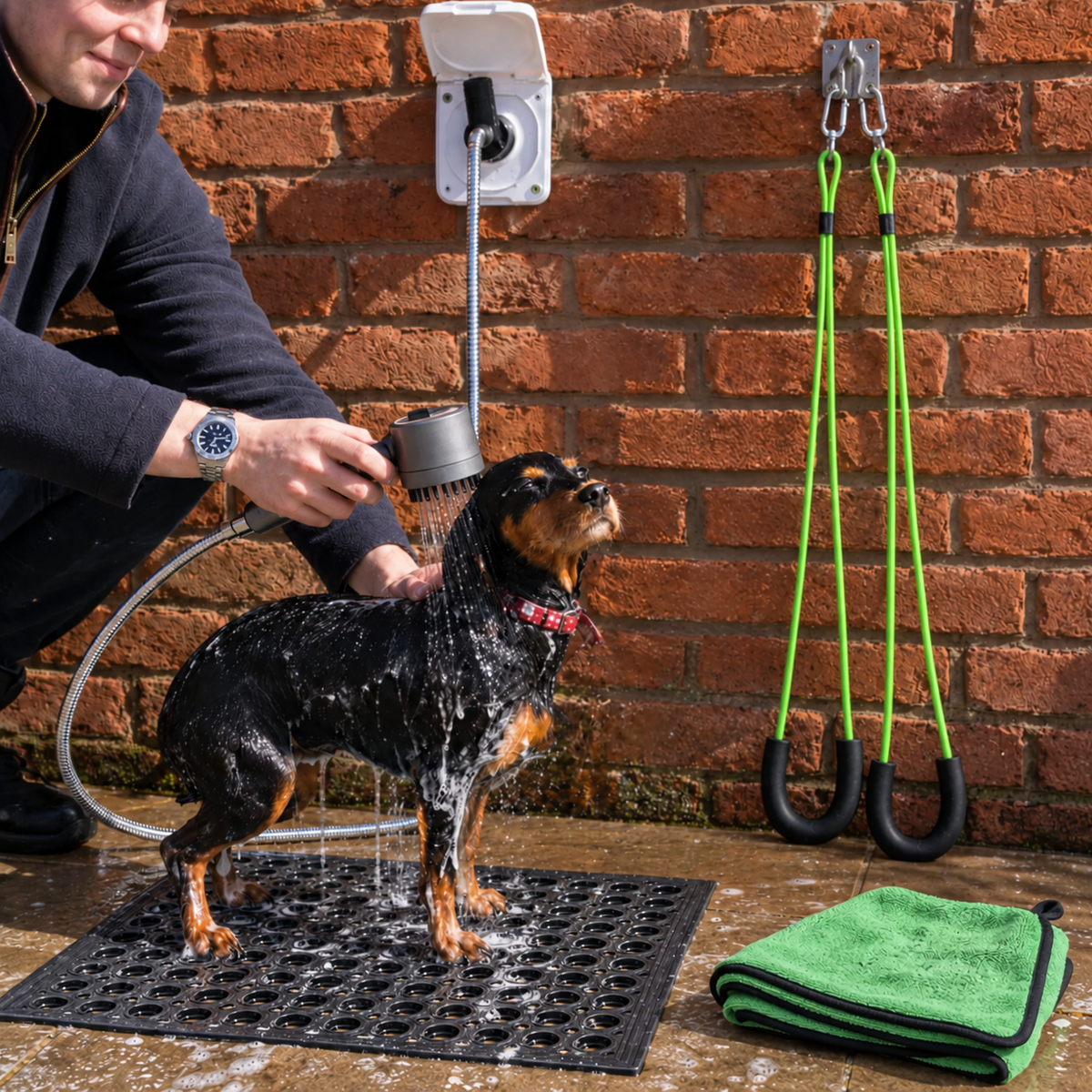 PetJet Home Wall Hot Outdoor Dog Shower®