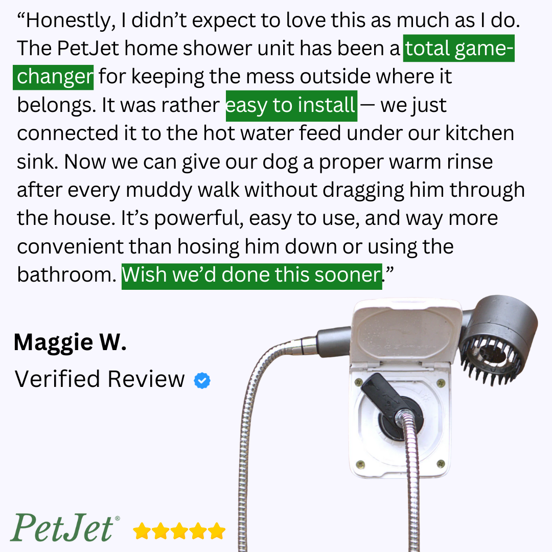 The PetJet Outdoor Home Wall Hot Shower™