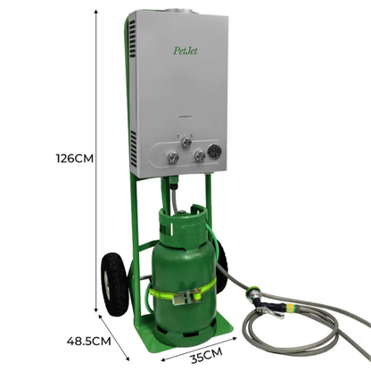 PetJet Gas Horse Portable Hot Wash Shower | 18L