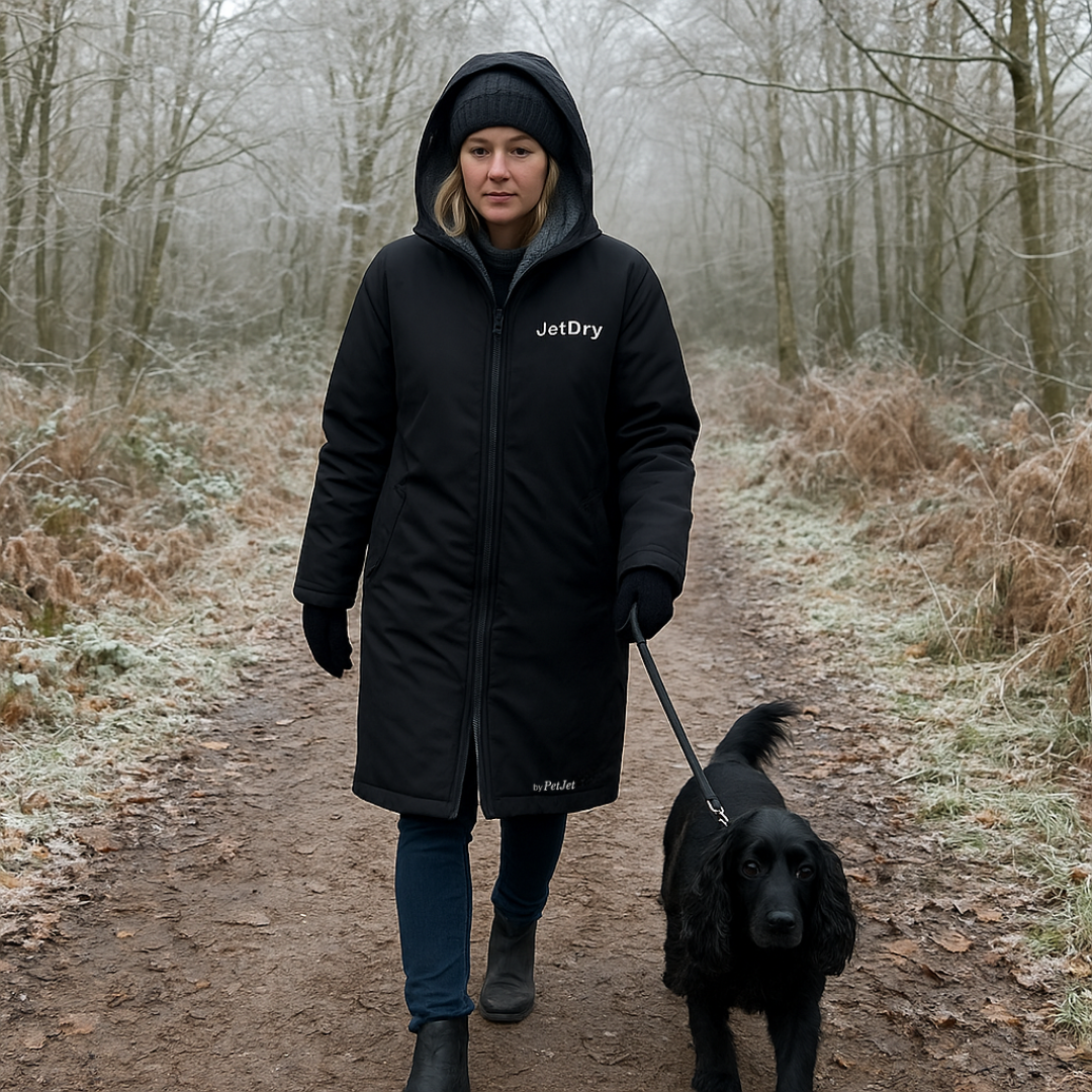 NEW – JetDry Waterproof Coat - Black/Grey