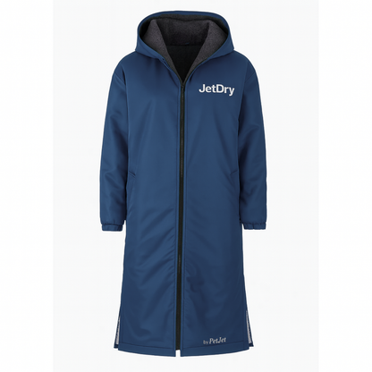 NEW – JetDry Waterproof Coat - Navy/Grey