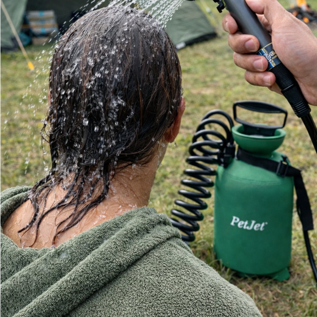 CampJet 5 Liter Portable Tank Hot Shower