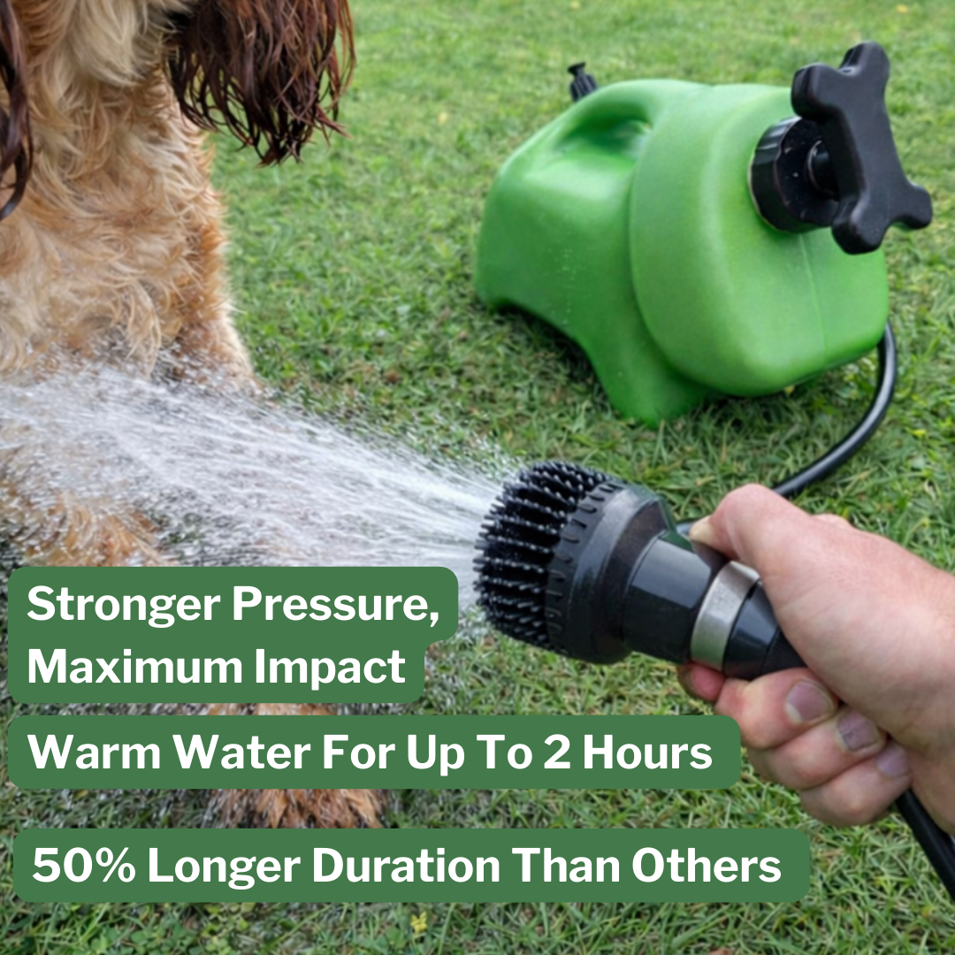 New PetJet Portable 5 Liter Hot Tank Shower 2.0