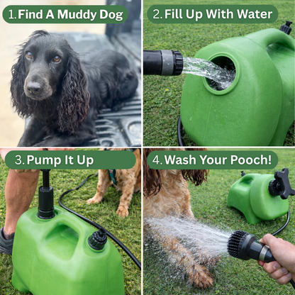 New PetJet Portable 5 Liter Hot Tank Shower 2.0