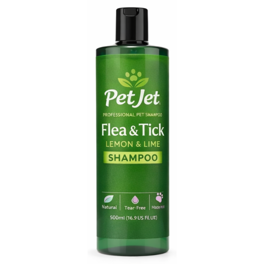 PetJet Flea & Tick Dog Shampoo 500ml - Lemon & Lime