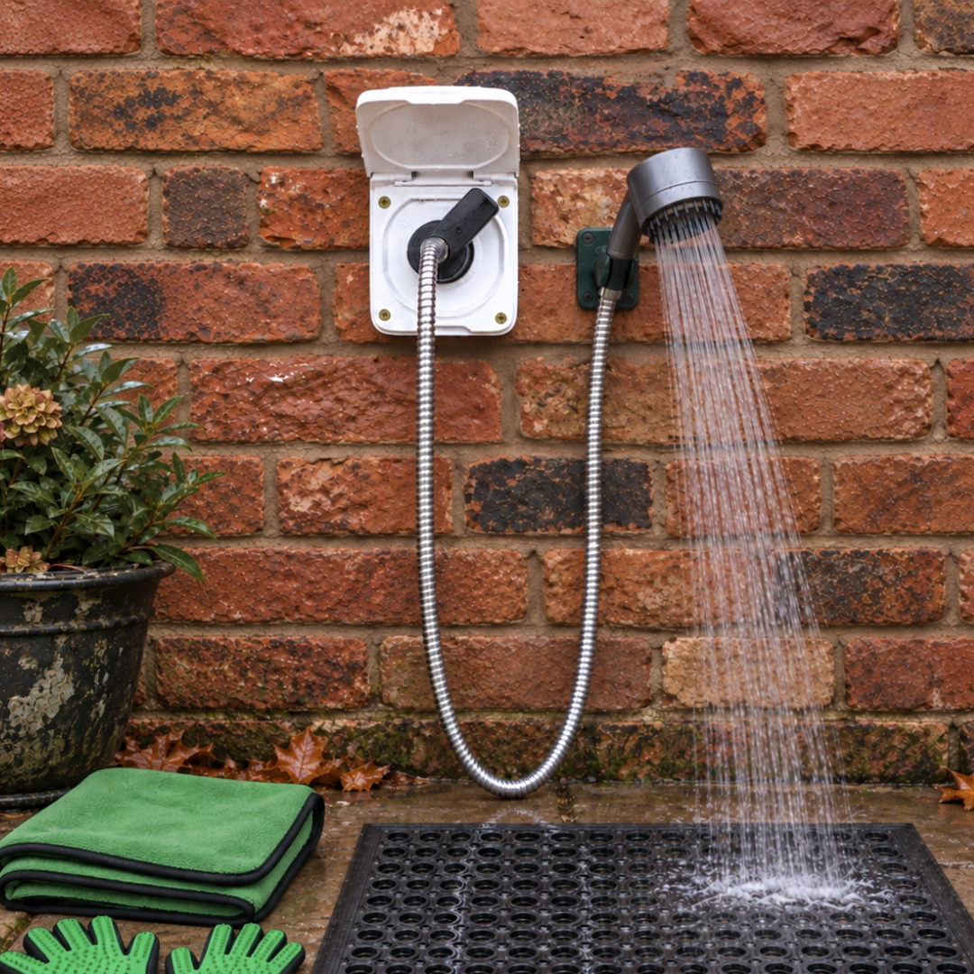PetJet Home Wall Hot Outdoor Dog Shower®