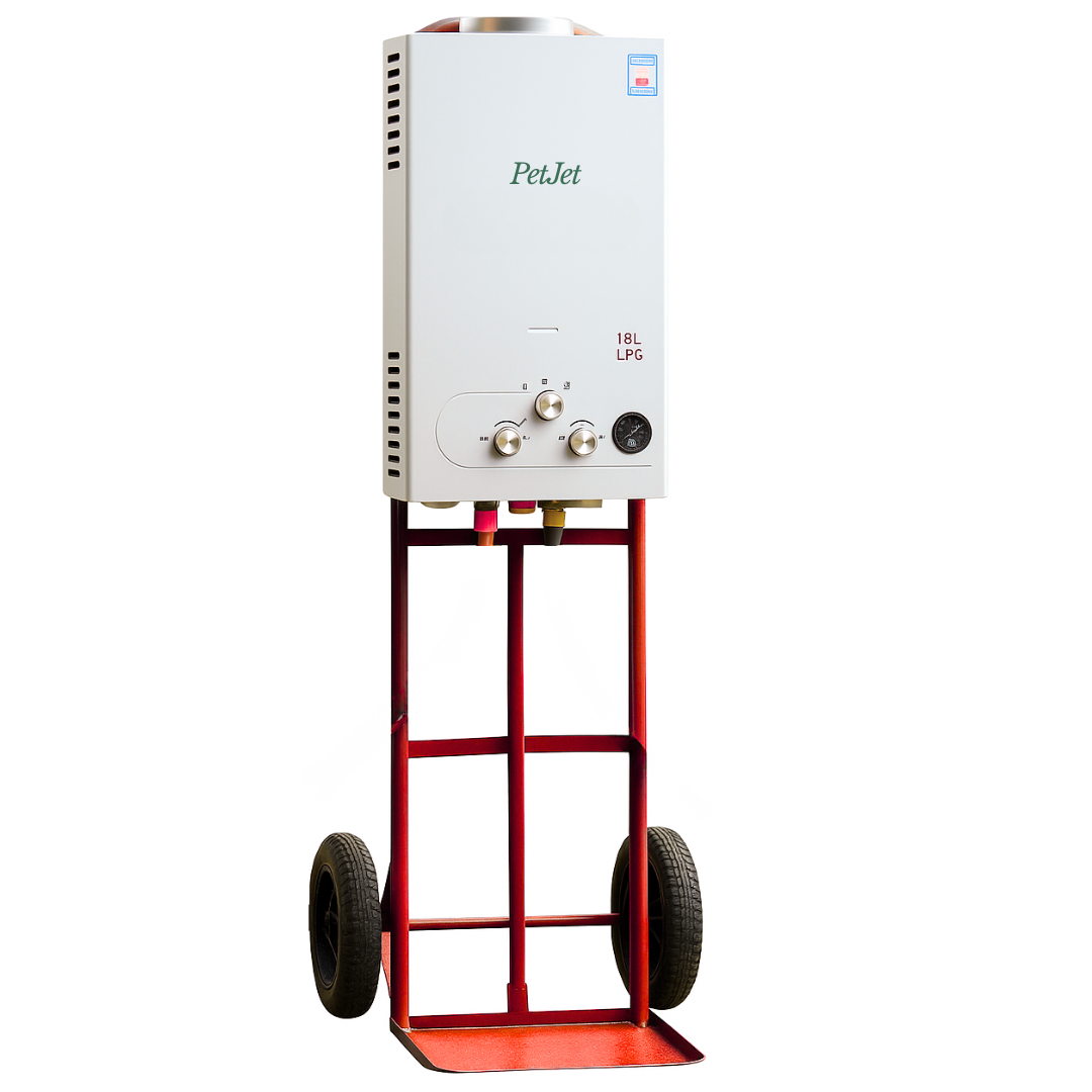 PetJet Gas Horse Portable Hot Wash Shower | 18L