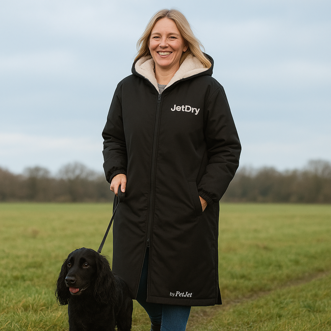 NEW – JetDry Waterproof Warm Coat - Black/Grey